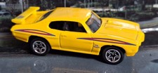 Matchbox '70 Pontiac GTO Judge #64 Lemon Yellow 1998 loose
