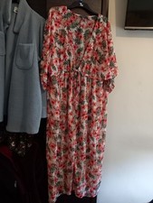 Beach Cover Up..floral Size Xl