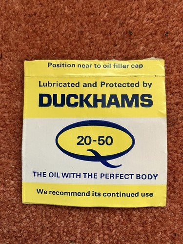 Vintage 1960 duckhams oil - 1960's,