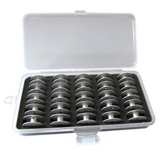 25PCS Aluminum bobbins & BOX