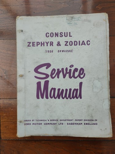 Vintage ford consul - zephyr, &
