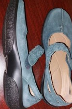 Hotter Comfort Concept Shake Leather Mary Jane Shoes Size UK 4