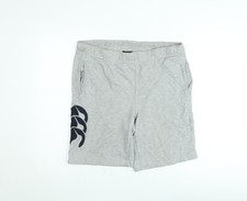 Canterbury Men's Grey Sweat Shorts M Regular Fit Casual Sportswear