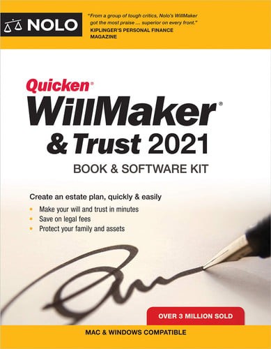 Quicken willmaker trust - quicken,