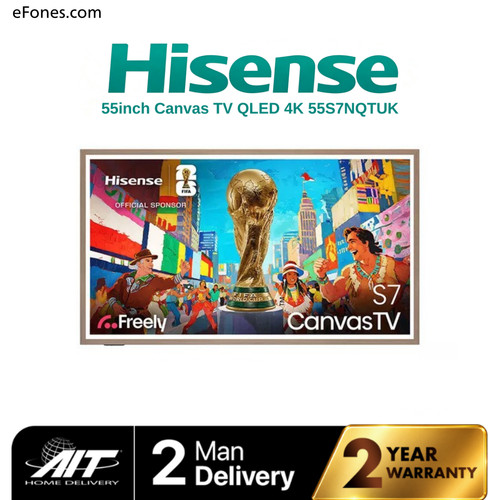 Hisense canvas qled 4k - 55",