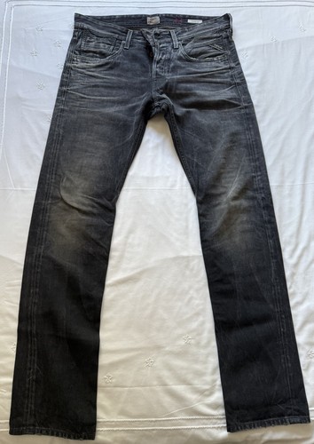 Replay jeans moresk black grey - replay,