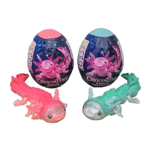 Crystalynx axolotl mystery egg - axolotl,