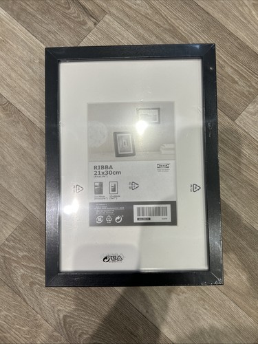 New sealed black ikea ribba - new,