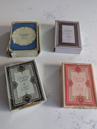 Vintage playing cards 1930s - vintage,