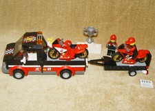 LEGO Sets: City: Race: 60084-1 Racing Bike Transporter (2015) w/MINIFIGURES 100%