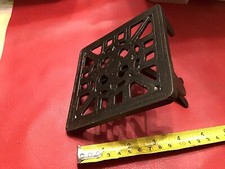 CANTILEVER TRIVET  CAST IRON STOVE RANGE FIREPLACE PLANT STAND VICTORIAN ANTIQUE
