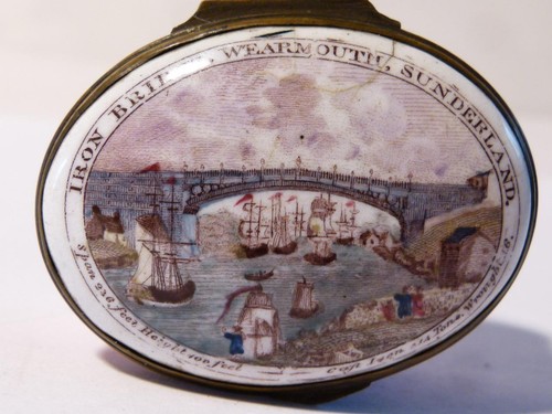 Antique c1790 iron bridge - antique,