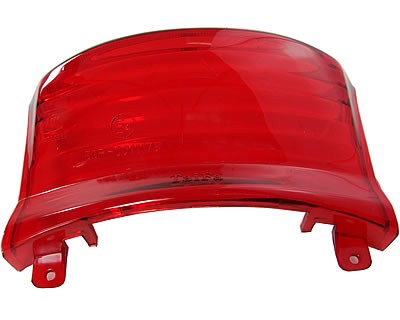 Rear light lens - light, red