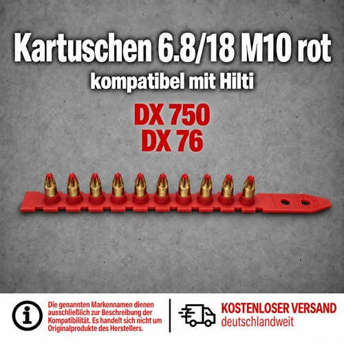 10x cartridges m10 red - cartridges,