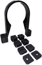 Aquaflow round down pipe - pipe, clip