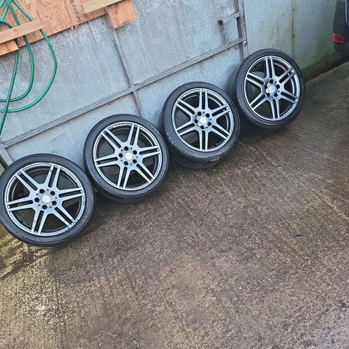 Mercedes benz alloy wheels - benz, set