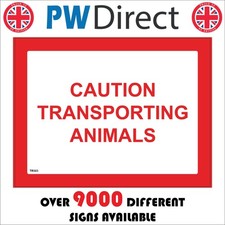 SIGN Caution Transporting