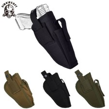 Universal Tactical Pistol Holster Magazine Pouch Belt Right Left Hand Gun Holder