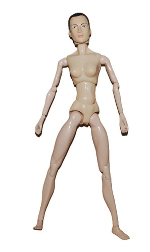 Nude female skinny size doll - skinny,