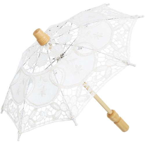 White lace parasol - parasol, oriental