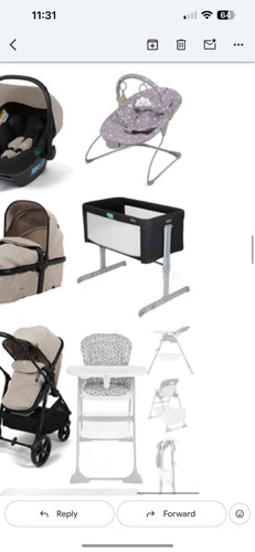 Bedside cot 6month - cot, next