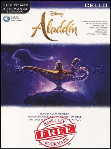 Disney aladdin cello - aladdin, playalong