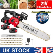 16" Electric Cordless Chainsaw