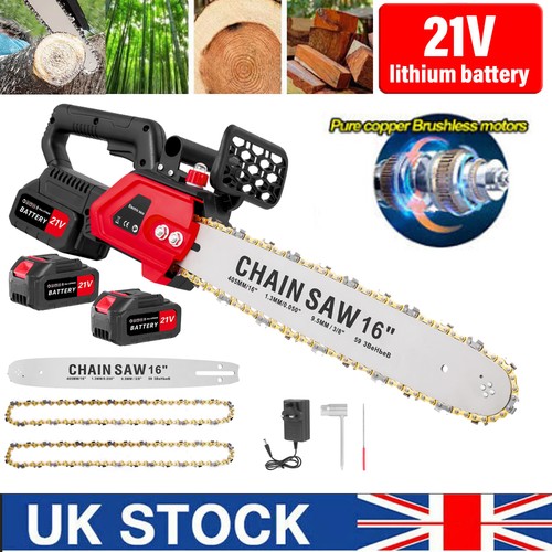 Electric cordless chainsaw - 16",