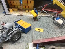 Britains Farm SPECIAL Farm Labourer carrying a Straw Bale Lot 4.  (1/32 Scale)