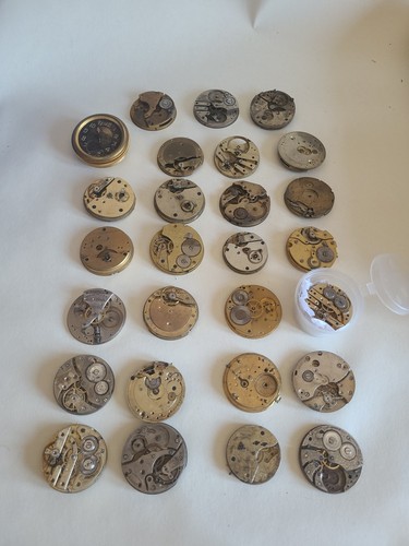 Pocket watch movements parts - movements, &