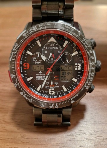 Citizen eco drive raf - eco, red
