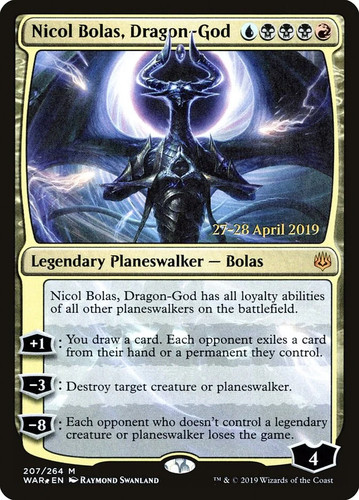 Mtg foil nicol bolas - mtg,