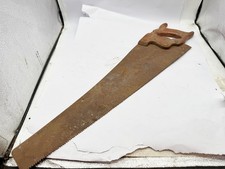 Antique rustic hand saw - antique,