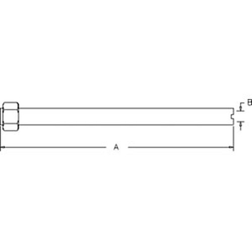 Tie rod tube - tie,