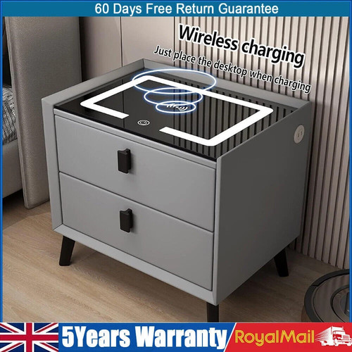 Smart bedside table with light - table,
