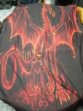 RED Dragon  Duvet Cover Bedding Set with 2 Pillow Cases Single 80'' X 54''