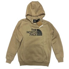 The North Face Essential Heavy Fleece Khaki Men's Fitted Pullover Hoodie