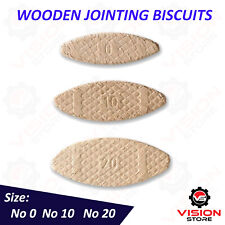 WOODEN JOINTING BISCUITS DOWELS  No 0, No 10, No 20 GROOVE DEPTH
