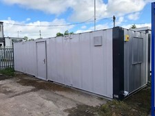 24ft x 9ft anti vandal portable cabin 3+1 with drying room, toilet 3 cubicles