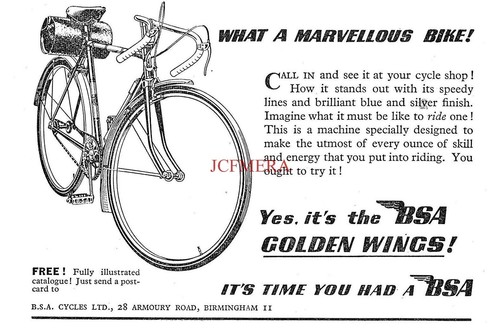 Bsa golden wings - bsa, wings'