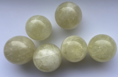 High quality citrine spheres - citrine,