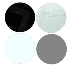 Tempered glass round table top - round,