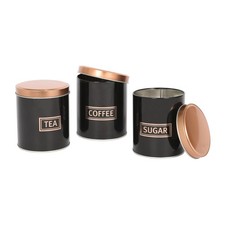 3pc Round Tea Coffee Sugar