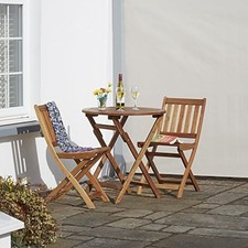 3-Piece Wooden Bistro Set
