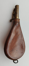 ANTIQUE 19th C ENGLISH LEATHER