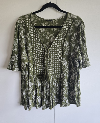 Roman women green - green, white