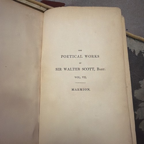 1833 poetical works - poetical, sir