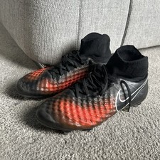 Nike Magista Obra 2 Acc Black And Red Custom Nike ID Size Uk 6