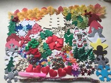 500Pcs + CHILDRENS CHRISTMAS ART & CRAFT SET  CARD MAKING ACTIVITY DIY 🌲