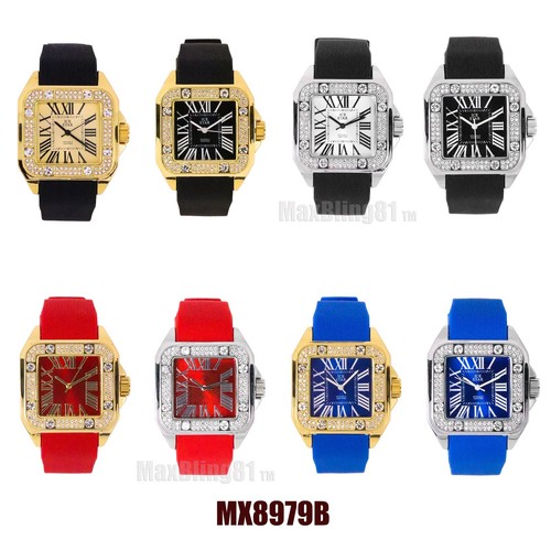 Watch bling gold - bling, plated